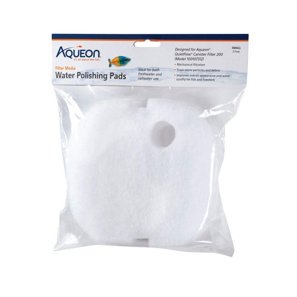 Aqueon QuietFlow Water Polishing Pads Small 2 pack - www.ASAP-Aquarium.com