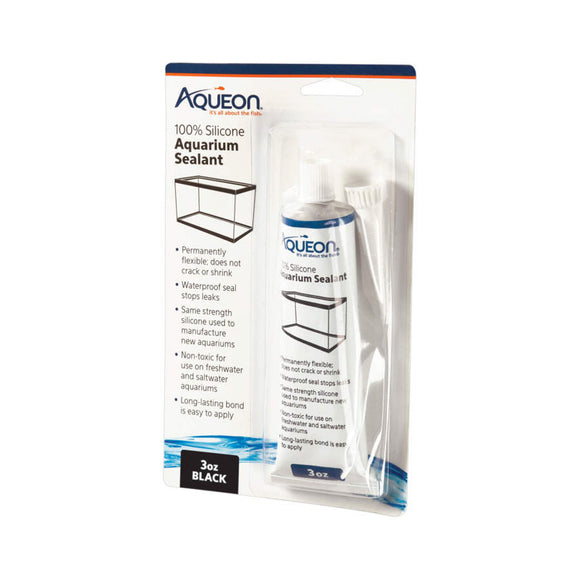 Aqueon Silicone Aquarium Sealant Black 3 oz - www.ASAP-Aquarium.com