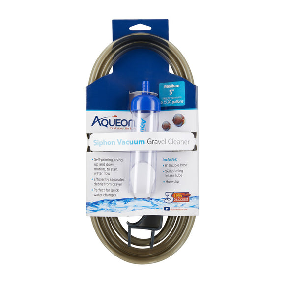 Aqueon Siphon Vacuum Gravel Cleaner Medium 5 inch - www.ASAP-Aquarium.com