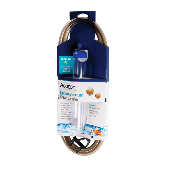 Aqueon Siphon Vacuum Gravel Cleaner Medium 9 inch - www.ASAP-Aquarium.com