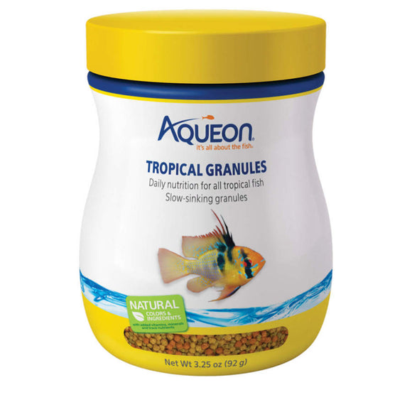 Aqueon Tropical Granules 3.25 oz - www.ASAP-Aquarium.com