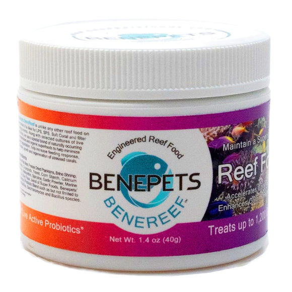 Benepets Benereef Reef Food 40 grams - www.ASAP-Aquarium.com