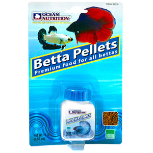 Ocean Nutrition Betta Pellets 15 grams - www.ASAP-Aquarium.com
