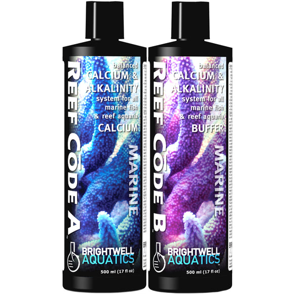 Brightwell Aquatics Reef Code A&B 2x 500mL - www.ASAP-Aquarium.com