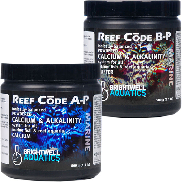 Brightwell Aquatics Reef Code A&B-P 2x 500 grams - www.ASAP-Aquarium.com