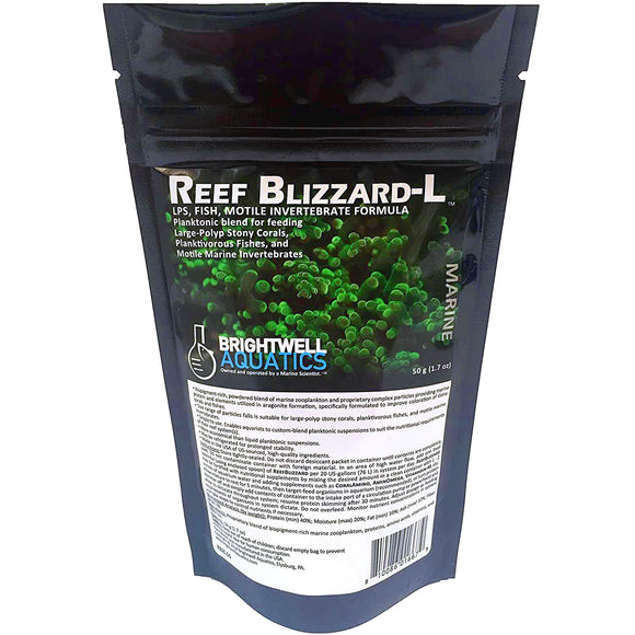 Brightwell Aquatics Reef Blizzard-L 50 grams - www.ASAP-Aquarium.com