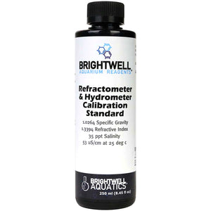 Brightwell Aquatics Refractometer Calibration Solution 250mL - www.ASAP-Aquarium.com