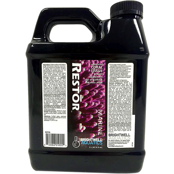 Brightwell Aquatics Restor 2 Liters - www.ASAP-Aquarium.com