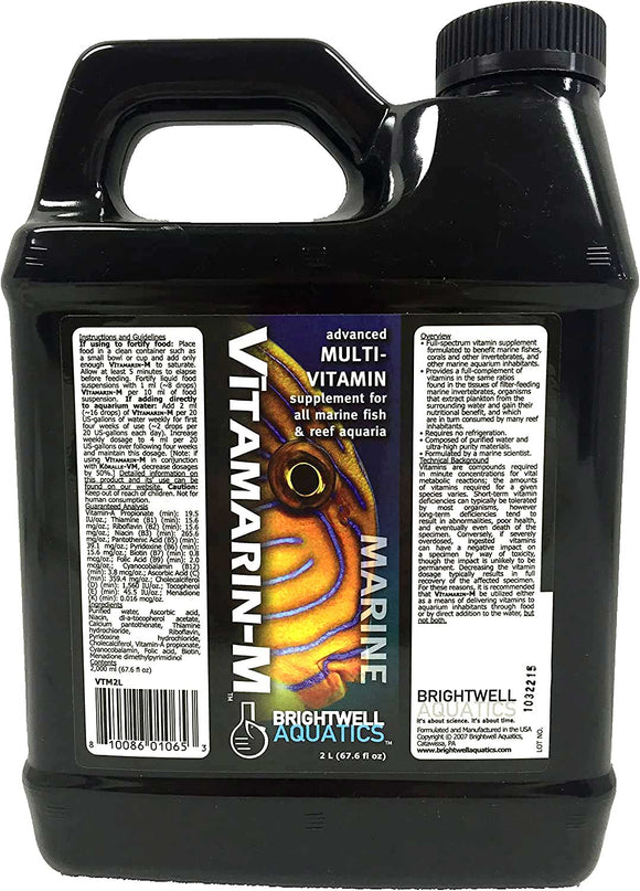 Brightwell Aquatics Vitamarin-M 2 Liters - www.ASAP-Aquarium.com