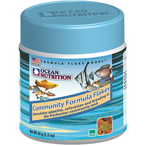 Ocean Nutrition Community Formula Flakes 34 grams (1.2 oz) - www.ASAP-Aquarium.com