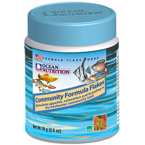 Ocean Nutrition Community Formula Flakes 70 grams (2.5 oz) - www.ASAP-Aquarium.com