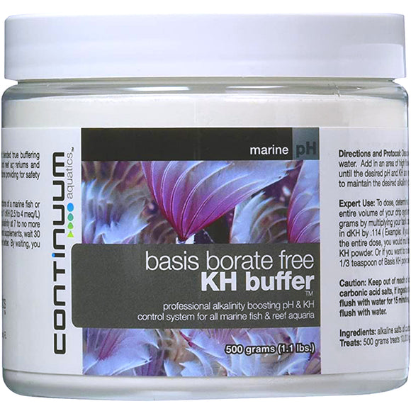 Continuum Basis Borate Free KH Buffer 500 grams - www.ASAP-Aquarium.com