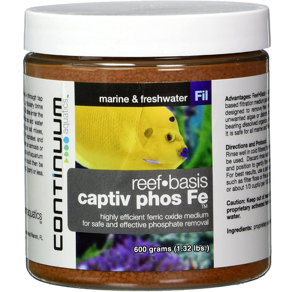 Continuum Captiv-Phos Fe 600 grams GFO - www.ASAP-Aquarium.com