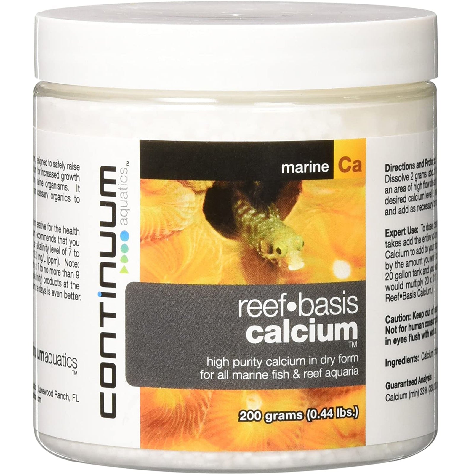 Continuum Reef Basis Calcium Dry 200 grams | ASAP Aquarium
