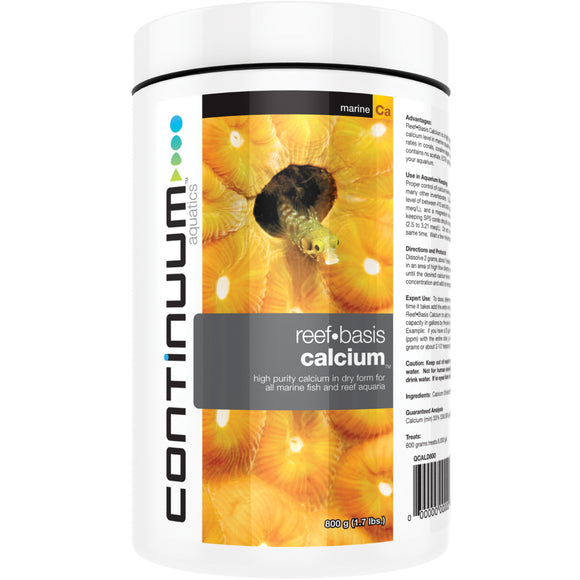 Continuum Reef Basis Calcium Dry 800 grams - www.ASAP-Aquarium.com