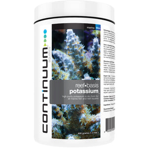 Continuum Reef Basis Potassium Powder 600 grams - www.ASAP-Aquarium.com