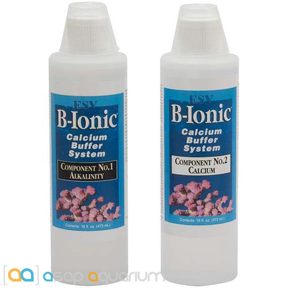 E.S.V. B-Ionic 2-Part Calcium Buffer 32oz (16oz each bottle) - www.ASAP-Aquarium.com