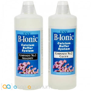 E.S.V. B-Ionic 2-Part Calcium Buffer 64oz (32oz each bottle) - www.ASAP-Aquarium.com