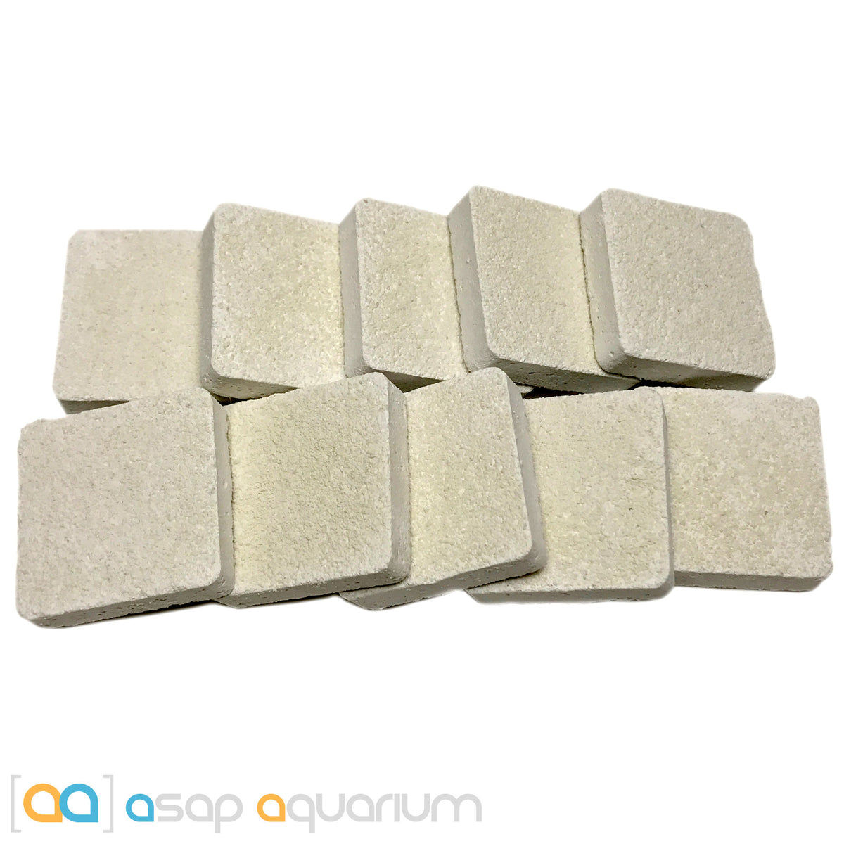 10 Reef Frag Tiles Cured for Live Coral Propagation– ASAP Aquarium