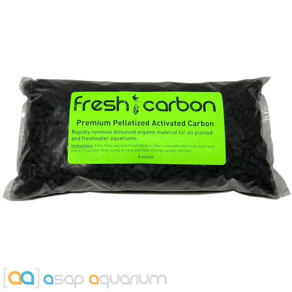 Fresh Carbon 8 oz. Premium Activated Pelletized Carbon for Freshwater and Planted Aquariums - www.ASAP-Aquarium.com