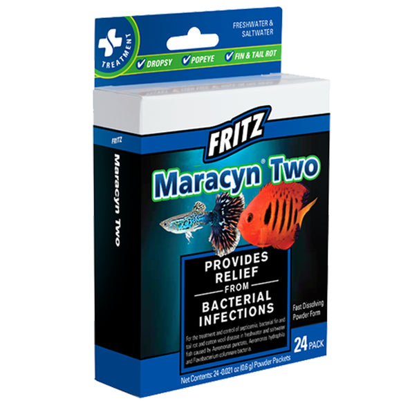 Fritz Mardel Maracyn Two 24 Pack - www.ASAP-Aquarium.com