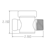 Loc-Line ¾" Male NPT Valve - www.ASAP-Aquarium.com