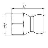 Loc-Line ¼" FPT Adapter - www.ASAP-Aquarium.com