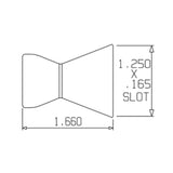 Loc-Line ½" x 1¼" Flare Nozzle - www.ASAP-Aquarium.com