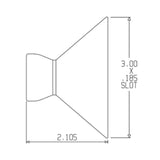 Loc-Line ¾" Flare Nozzle - www.ASAP-Aquarium.com