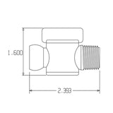 Loc-Line ½" Male NPT Valve - www.ASAP-Aquarium.com