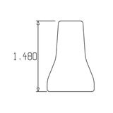 Loc-Line ½" x ⅜" Round Nozzle - www.ASAP-Aquarium.com