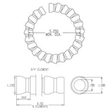 Loc-Line ¾" Segments 5' Coil - www.ASAP-Aquarium.com