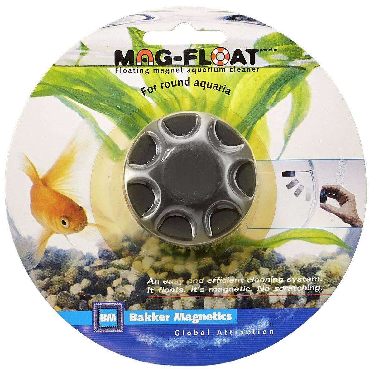 Mag-Float 20 Round Fishbowl Magnetic Glass Aquarium Cleaner