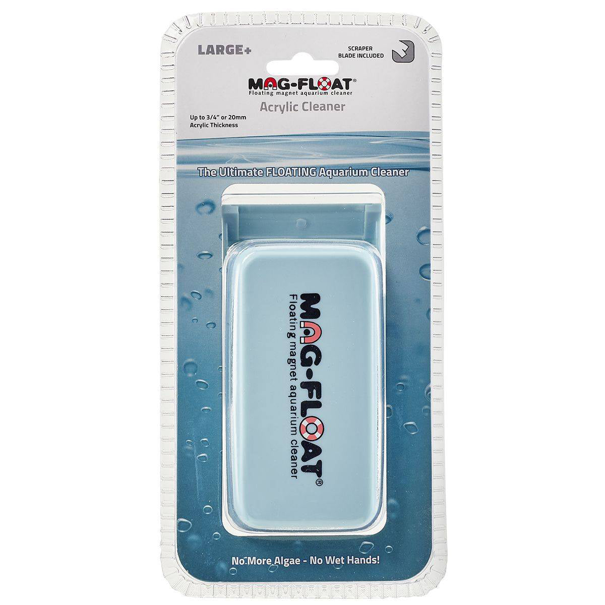 Mag-Float 410A Large+ Magnetic Acrylic Aquarium Cleaner | ASAP Aquarium