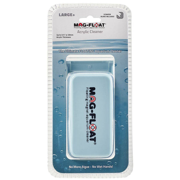 Mag-Float 410A Large+ Magnetic Acrylic Aquarium Cleaner | ASAP Aquarium