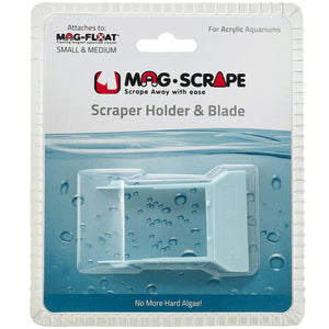 Mag-Float Acrylic Scraper Holder & Blade for Small & Medium - www.ASAP-Aquarium.com