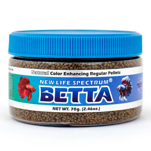 New Life Spectrum BETTA Regular Pellet 70g Fish Food - www.ASAP-Aquarium.com