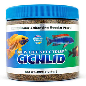 New Life Spectrum CICHLID Pellets 300g Color Enhancing Fish Food - www.ASAP-Aquarium.com