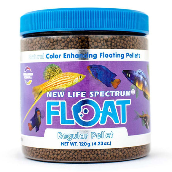 New Life Spectrum FLOAT Regular Pellet 120g Fish Food - www.ASAP-Aquarium.com