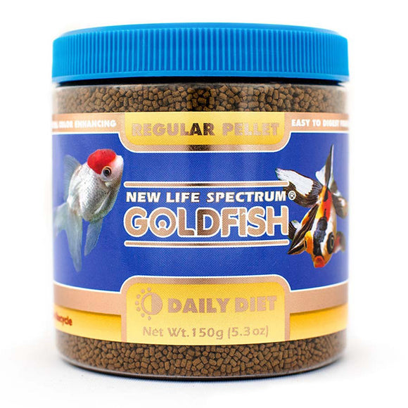 New Life Spectrum GOLDFISH Regular Pellet 150g Fish Food - www.ASAP-Aquarium.com