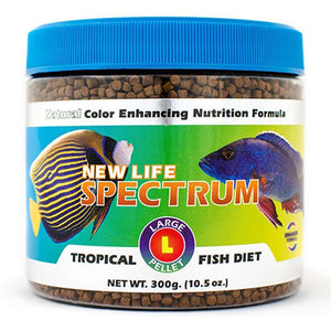 New Life Spectrum TROPICAL FISH Large Pellet 300g Fish Food - www.ASAP-Aquarium.com