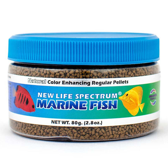 New Life Spectrum MARINE FISH Pellets 80g Saltwater Fish Food - www.ASAP-Aquarium.com