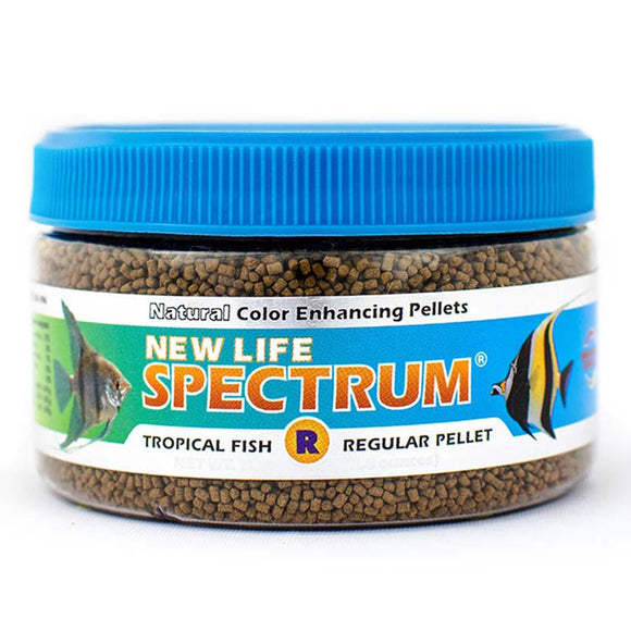 New Life Spectrum TROPICAL FISH Regular Pellet 80g Fish Food - www.ASAP-Aquarium.com