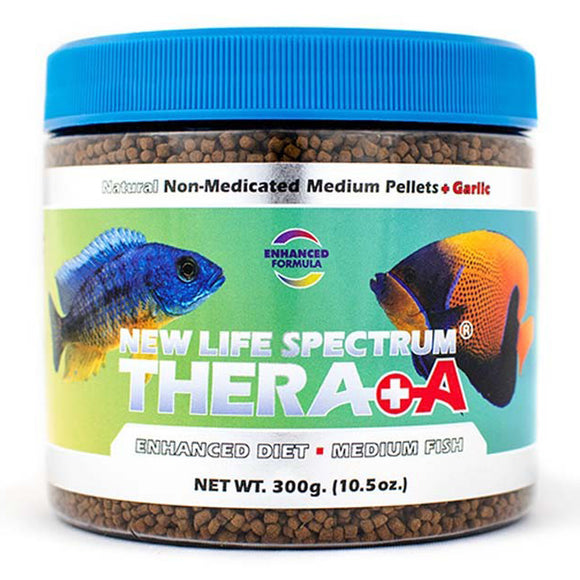 New Life Spectrum THERA +A Medium Pellet 300g Fish Food - www.ASAP-Aquarium.com