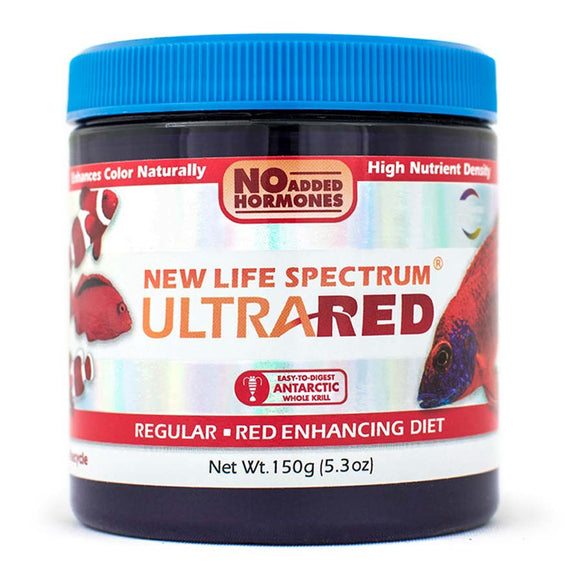New Life Spectrum ULTRA RED Regular Pellet 150g Fish Food - www.ASAP-Aquarium.com