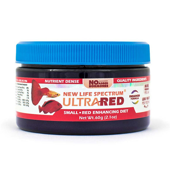 New Life Spectrum ULTRA RED Small Pellet 60g Fish Food - www.ASAP-Aquarium.com