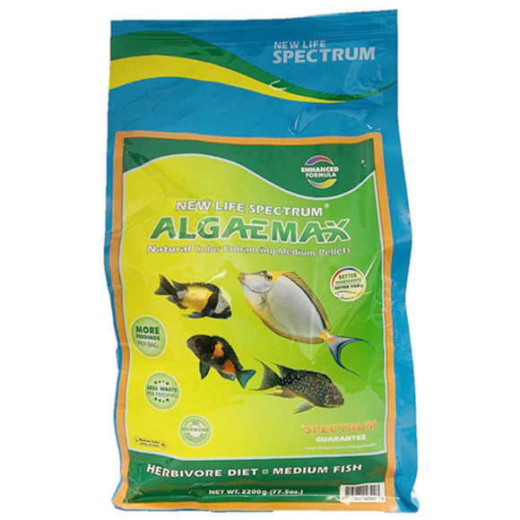 New Life Spectrum ALGAEMAX Medium Pellets 2200g - www.ASAP-Aquarium.com