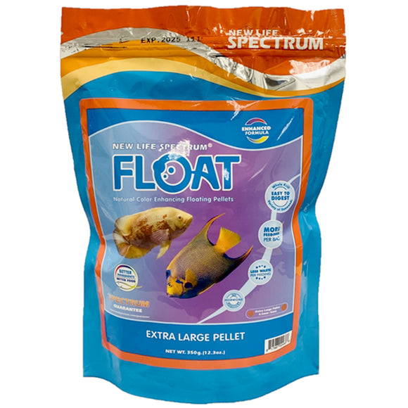 New Life Spectrum FLOAT Extra Large Pellets 350g - www.ASAP-Aquarium.com