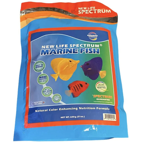 New Life Spectrum MARINE FISH Pellets 600g - www.ASAP-Aquarium.com