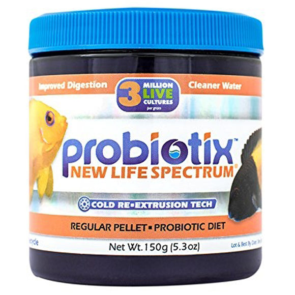 New Life Spectrum Probiotix Regular Pellet 150g - www.ASAP-Aquarium.com